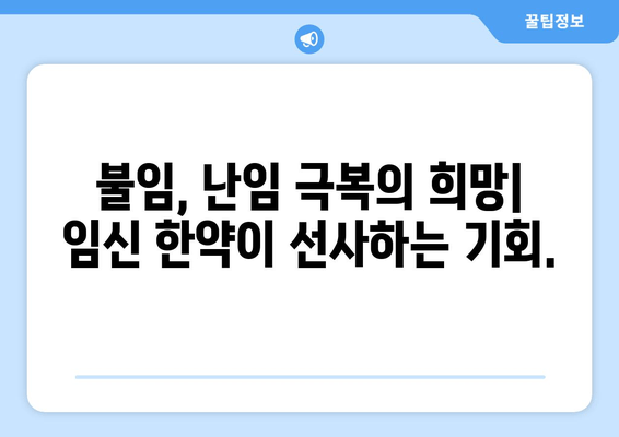 임신 한약| 배란 장애 극복과 착상 성공 위한 맞춤 가이드 | 불임, 난임, 한의학, 자연임신