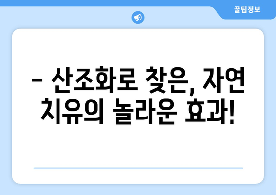 산조화의 비밀| 환절기 비염, 이제는 안녕! | 비염 완화, 자연 치유, 면역력 강화, 환절기 건강