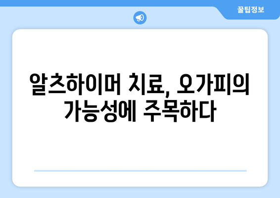 오가피 추출물의 알츠하이머병 예방 및 치료 가능성| 최신 연구 결과 분석 | 오가피, 알츠하이머, 치매, 천연물, 건강