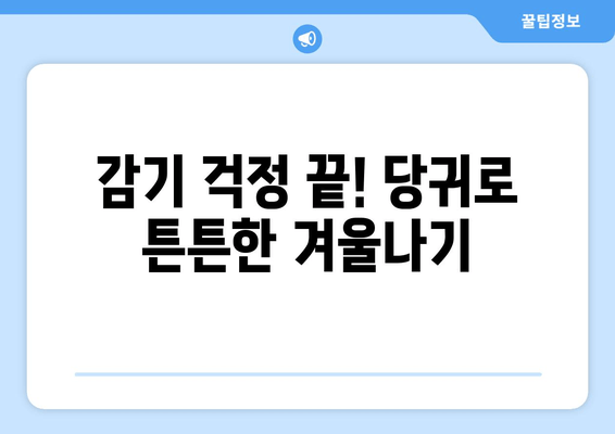 당귀| 면역력 강화와 감염 예방, 자연의 강력한 보호막 | 건강, 면역, 감기 예방, 천연 솔루션