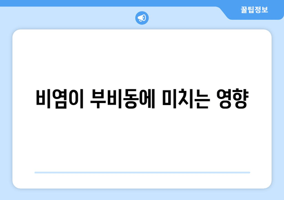 비염이 부비동에 미치는 영향