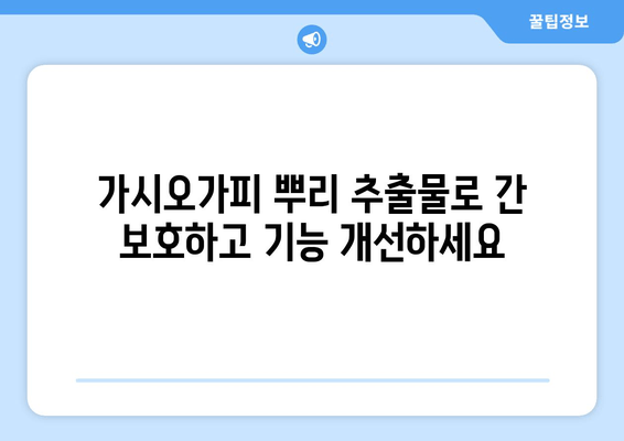 가시오가피 뿌리 추출물| 간 건강을 위한 효과적인 보충제 | 간 보호, 간 기능 개선, 천연 성분