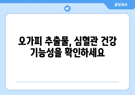 오가피 추출물, 심혈관 건강 지키는 효과적인 방법 | 심혈관 질환 예방, 건강 기능성, 오가피 효능