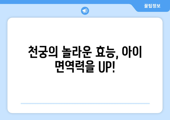 천궁| 아이 면역력 강화에 효과적인 한약재, 그 놀라운 효능 | 천궁, 어린이 면역, 한방, 건강