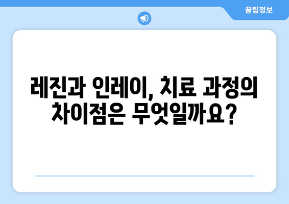 레진 vs 인레이, 나에게 맞는 치료는? | 치과 치료 비교 가이드