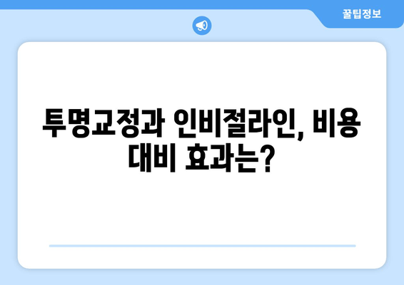 투명교정 vs 인비절라인 가격 비교| 어떤 게 더 나을까? | 투명교정, 인비절라인, 가격, 비용, 장단점