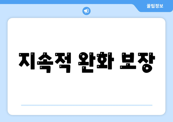 지속적 완화 보장