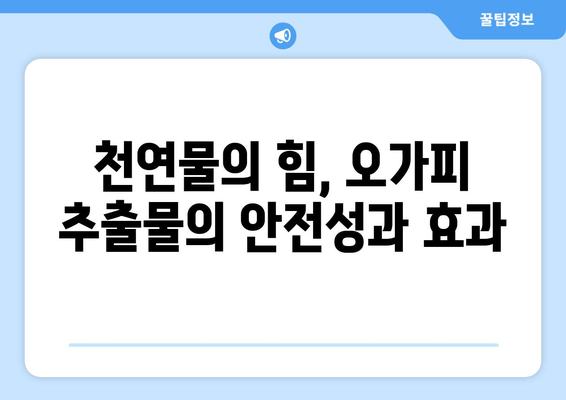 오가피 추출물의 항종양 활성| 새로운 연구 결과와 미래 전망 | 오가피, 항암 효과, 천연물, 암 치료