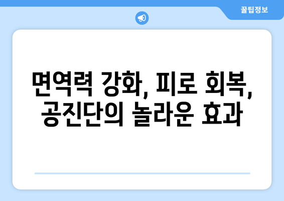 공진단 효능과 섭취 시 주의점 | 건강, 한방, 면역력, 피로회복, 부작용