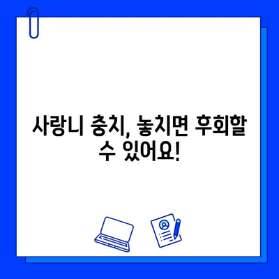 사랑니 충치 치료, 놓치지 말아야 할 특별한 점 5가지 | 사랑니, 충치, 치료, 주의사항, 팁