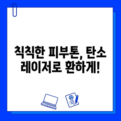 탄소 레이저로 피부에 생기를! | 탄소 레이저, 피부 재생, 톤 개선, 탄력 증진, 시술 후기