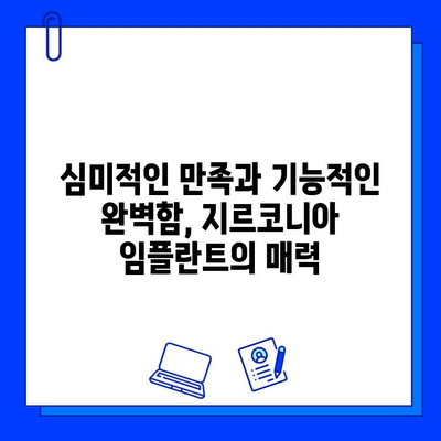 지르코니아 미적 임플란트| 아름다움과 기능성의 완벽한 조화 | 임플란트, 치과, 미용, 심미