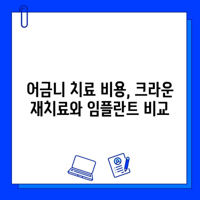 어금니 치료, 지르코니아 크라운 재치료 vs 임플란트 크라운| 나에게 맞는 선택은? | 어금니, 크라운, 임플란트, 치료 비용, 장단점 비교