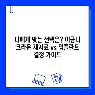 어금니 지르코니아 크라운 재치료 vs 임플란트| 나에게 맞는 선택은? | 어금니, 지르코니아, 크라운, 임플란트, 치료 비교, 장단점