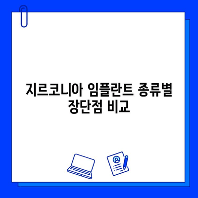 지르코니아 임플란트 종류별 가격 비교| 당신에게 맞는 선택은? | 임플란트 가격, 종류, 장단점, 비용 비교