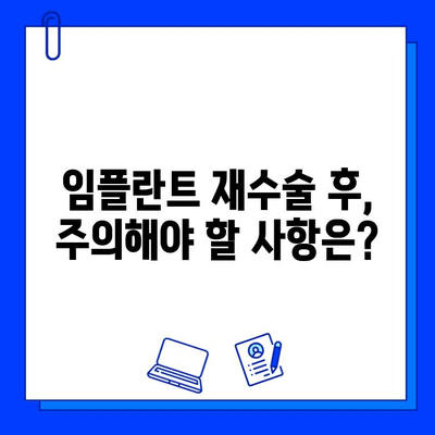 임플란트 실패 후 재수술, 성공 가능성과 위험 관리 | 임플란트 재수술, 성공률, 실패 원인, 재수술 후 주의사항