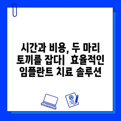 임플란트 치료 기간 단축, 이제는 가능합니다! | 빠르고 효과적인 치료법, 비용 부담 줄이는 솔루션