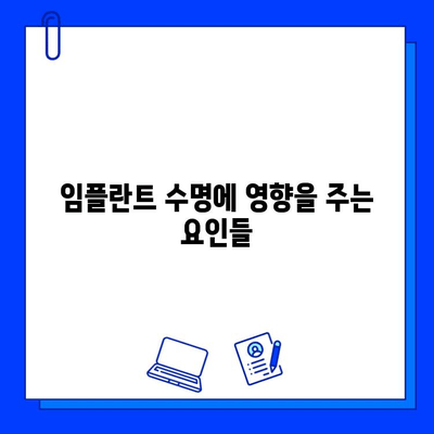 임플란트 수명, 얼마나 갈까요? | 중요 요소 & 관리 팁