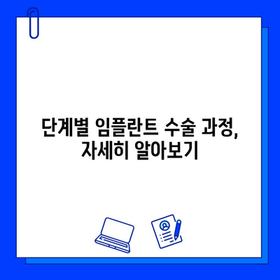 임플란트 수술 과정, 단계별 상세 가이드 | 임플란트, 치과, 수술, 과정, 설명