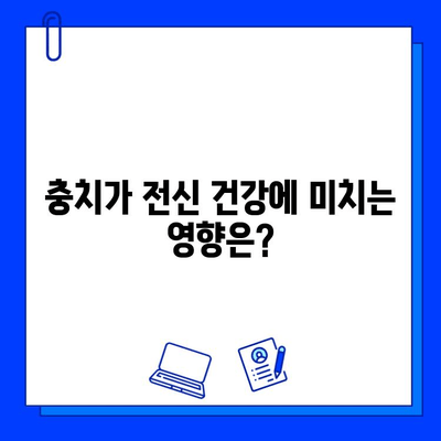 충치 치료, 전신 건강에도 영향을 미칠까요? | 충치, 전신 건강, 연관성, 건강 정보