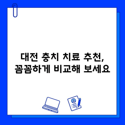 대전 충치 치료,  어떤 치과를 선택해야 할까요? |  충치 치료, 치과 선택 가이드, 대전 치과 추천