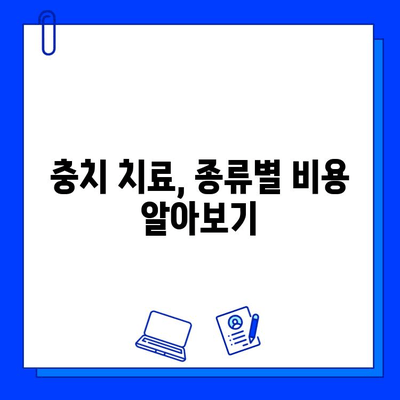 충치 치료, 어떻게 해야 할까요? | 치료 종류별 비용 & 추천 가이드