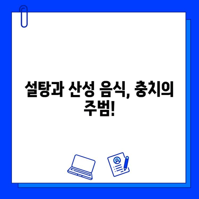 설탕과 산성 음식물, 충치 예방을 위한 5가지 핵심 전략 | 치아 건강, 충치 예방, 식습관 관리