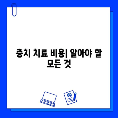 충치 치료 비용| 문제와 고려 사항 | 치료 옵션, 비용 분석, 주의 사항