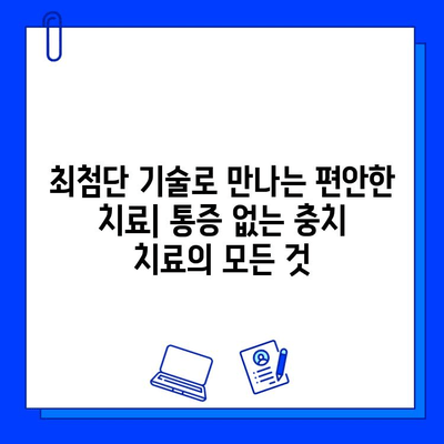 통증 없는 충치 치료| 더 이상 꿈이 아닙니다 |  최첨단 치료법, 비용, 과정 상세 가이드