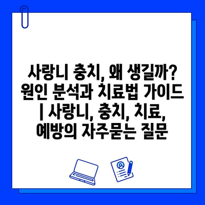 사랑니 충치, 왜 생길까? 원인 분석과 치료법 가이드 | 사랑니, 충치, 치료, 예방