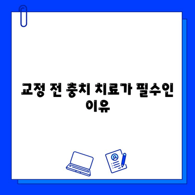 교정 전 충치 치료, 왜 필수일까요? | 치아 건강, 교정 성공, 치료 과정