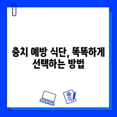 충치 예방을 위한 습관 & 식단 관리 가이드 | 건강한 치아, 똑똑하게 지키기