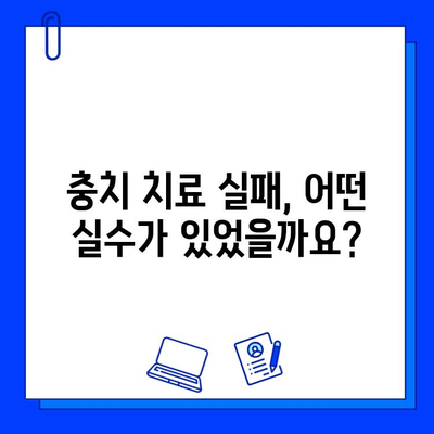 충치 치료 실패, 왜?  실수 탐구 & 해결 솔루션 | 충치, 치료 실패, 원인 분석, 치과 치료,  실수 예방