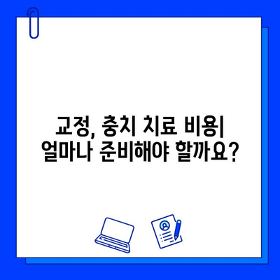 치과 교정과 충치 치료, 비용 얼마나 들까요? | 교정 비용, 충치 치료 비용, 치과 진료 비용, 가격 정보