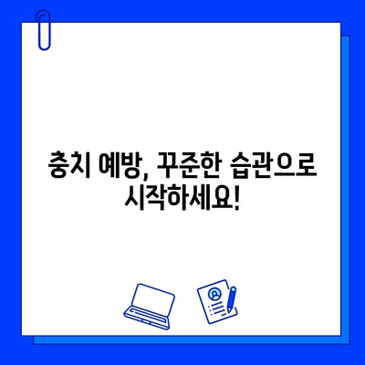 충치 예방, 지금부터 습관으로 시작하세요! | 건강한 치아 관리, 효과적인 방법 5가지