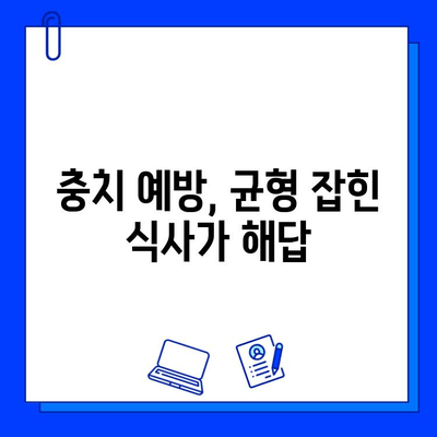 균형 잡힌 식단으로 충치 예방하기| 효과적인 음식 선택 가이드 | 충치, 식단, 건강, 치아 관리