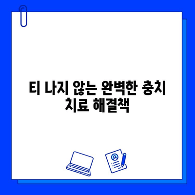 심미적인 충치 치료, 이제 고민하지 마세요! | 자연스러운 아름다움을 되찾는 치과 치료 안내