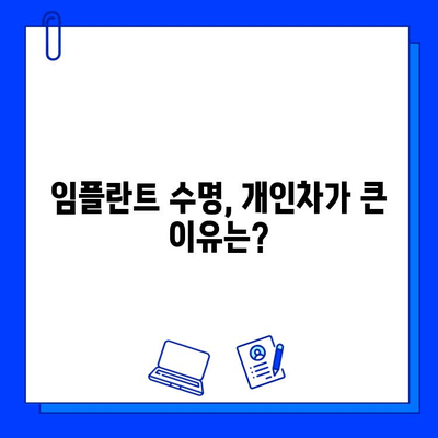 임플란트 수명, 얼마나 갈까요? | 영향 주는 중요 요소 5가지 알아보기