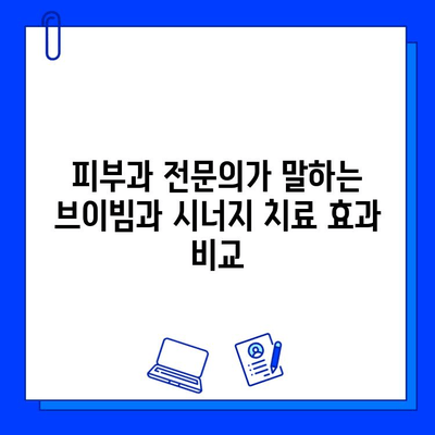 주사성 피부염 홍조, 브이빔 vs 시너지| 어떤 치료가 나에게 맞을까? | 피부과 전문의 비교 분석, 치료 효과, 부작용