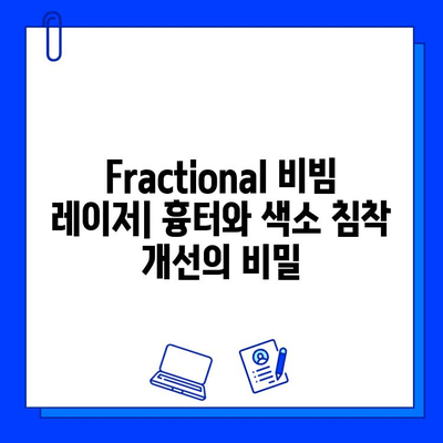 Fractional 비빔 레이저, 흉터와 색소 침착을 효과적으로 제거하는 방법 | 흉터 치료, 색소 치료, 피부 재생