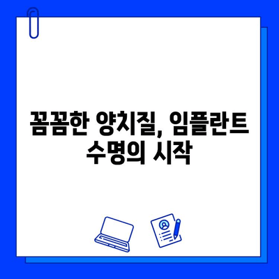 임플란트 수명 연장, 5가지 습관으로 지켜내세요! | 임플란트 관리, 오래 쓰는 법,  임플란트 성공 팁