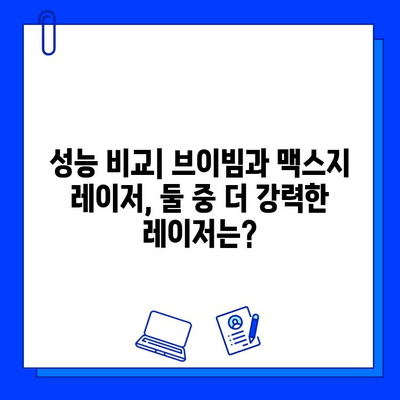 브이빔 vs 맥스지 레이저| 당신에게 맞는 최고의 선택은? | 레이저 비교, 성능 분석, 구매 가이드