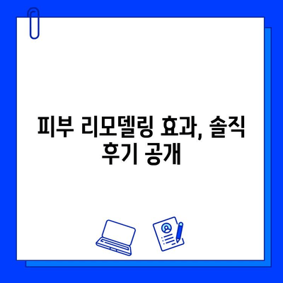 피부과 전문의가 직접 받은 레이저 피부 리모델링 체험 후기| 효과, 과정, 주의사항 | 피부 리모델링, 레이저 시술, 피부과 추천