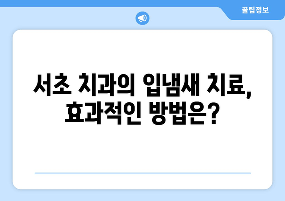 서초 치과 입냄새 원인 제거 & 치료 방법 완벽 가이드 | 입냄새, 구취, 치과, 서초