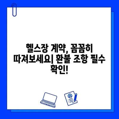 헬스장 회원권 & PT 환불, 후기부터 법적 근거까지! 성공적인 환불 받는 꿀팁 | 헬스장, 환불, 법률, 소비자 권익, 계약