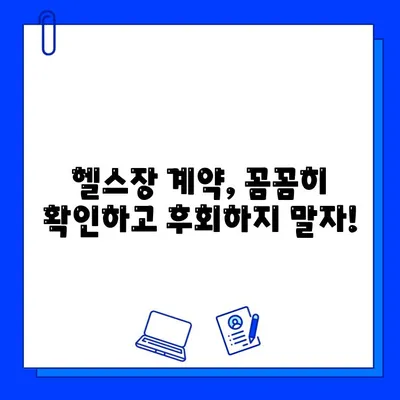 헬스장 회원권 & PT 환불 후기| 내 경험, 꿀팁, 그리고 주의 사항 | 헬스장, 환불, 계약, 소비자 권리, 팁