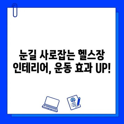 번쩍이는 헬스장 환경| 운동 동기 부여를 위한 5가지 팁 | 헬스장 인테리어, 운동 환경, 긍정적인 분위기