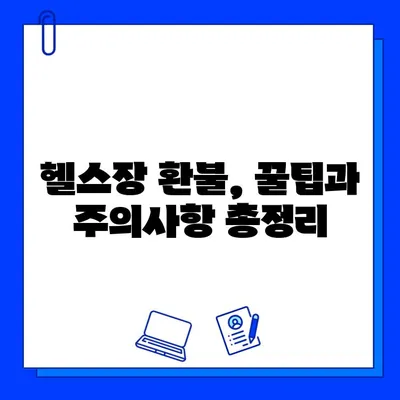 헬스장 회원권 + PT 환불 후기 | 내 돈 돌려받기 성공 | 환불 경험 공유, 꿀팁, 주의사항