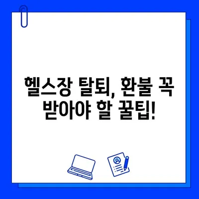 헬스장 회원권 탈퇴 시 PT 계약 해지, 꼭 알아야 할 유의 사항 | 헬스장, 피티, 계약 해지, 위약금, 환불