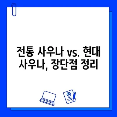 전통 사우나 vs. 현대 사우나| 당신에게 맞는 선택은? | 사우나 종류, 장단점 비교, 건강 효과